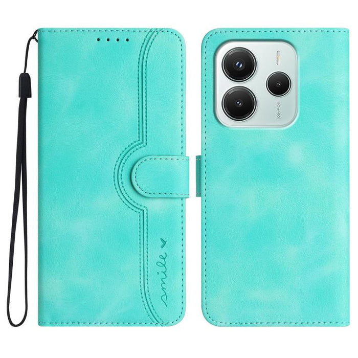 Funda de teléfono de cuero con sensación de piel y patrón de corazón, For Redmi A7 Pro 171mm / Poco C85x 5G, For Redmi Turbo 5 Max / Poco X8 Pro Max, For Redmi Turbo 5 5G / Poco X8 Pro 5G, For Redmi Note 15 4G / 5G 164mm / Poco M8 5G                   ...