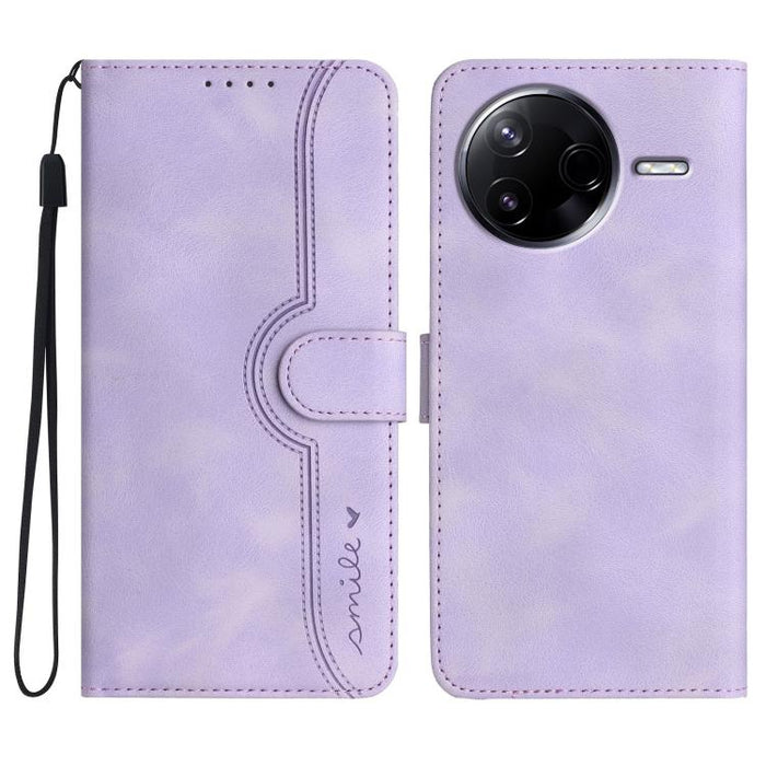 Funda de teléfono de cuero con sensación de piel y patrón de corazón, For Redmi A7 Pro 171mm / Poco C85x 5G, For Redmi Turbo 5 Max / Poco X8 Pro Max, For Redmi Turbo 5 5G / Poco X8 Pro 5G, For Redmi Note 15 4G / 5G 164mm / Poco M8 5G                   ...