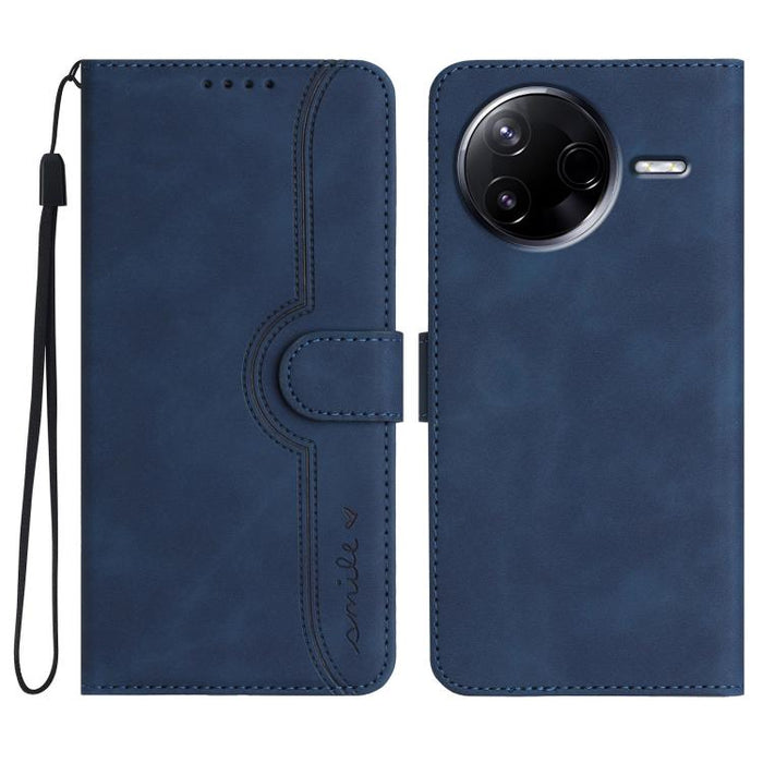 Funda de teléfono de cuero con sensación de piel y patrón de corazón, For Redmi A7 Pro 171mm / Poco C85x 5G, For Redmi Turbo 5 Max / Poco X8 Pro Max, For Redmi Turbo 5 5G / Poco X8 Pro 5G, For Redmi Note 15 4G / 5G 164mm / Poco M8 5G                   ...
