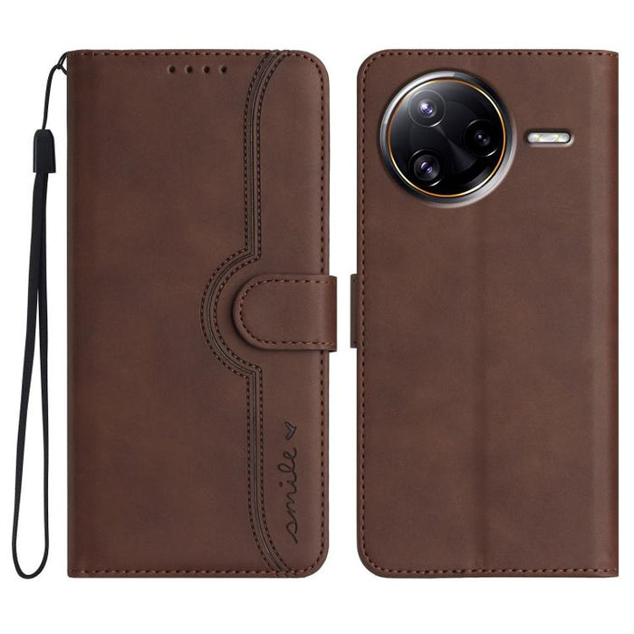 Funda de teléfono de cuero con sensación de piel y patrón de corazón, For Redmi A7 Pro 171mm / Poco C85x 5G, For Redmi Turbo 5 Max / Poco X8 Pro Max, For Redmi Turbo 5 5G / Poco X8 Pro 5G, For Redmi Note 15 4G / 5G 164mm / Poco M8 5G                   ...