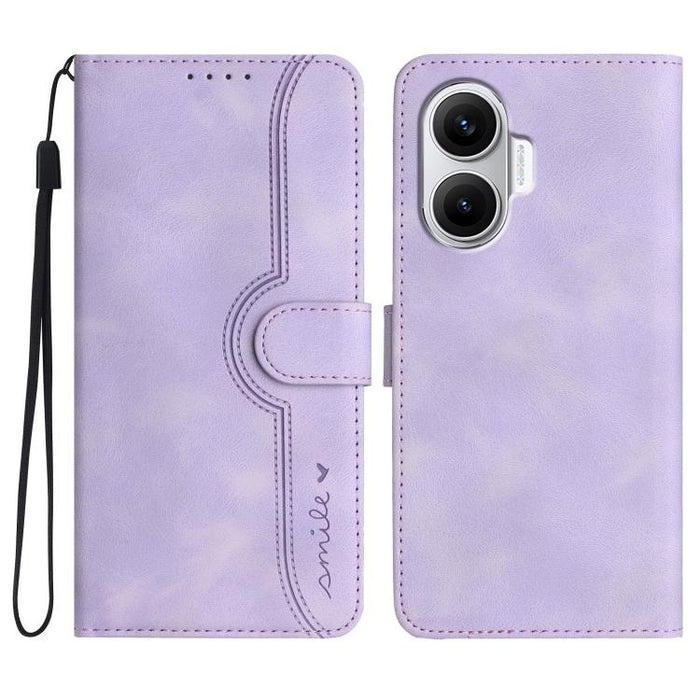 Funda de teléfono de cuero con sensación de piel y patrón de corazón, For Redmi A7 Pro 171mm / Poco C85x 5G, For Redmi Turbo 5 Max / Poco X8 Pro Max, For Redmi Turbo 5 5G / Poco X8 Pro 5G, For Redmi Note 15 4G / 5G 164mm / Poco M8 5G                   ...