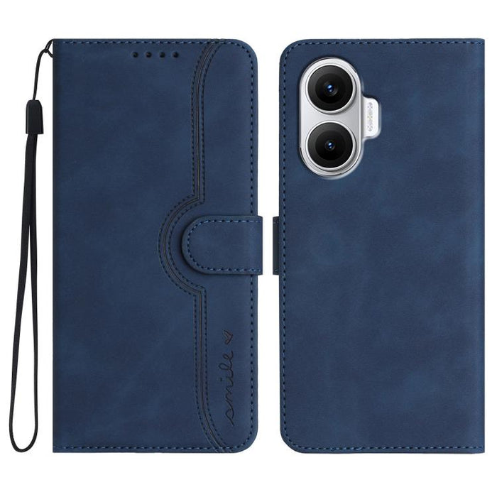 Funda de teléfono de cuero con sensación de piel y patrón de corazón, For Redmi A7 Pro 171mm / Poco C85x 5G, For Redmi Turbo 5 Max / Poco X8 Pro Max, For Redmi Turbo 5 5G / Poco X8 Pro 5G, For Redmi Note 15 4G / 5G 164mm / Poco M8 5G                   ...