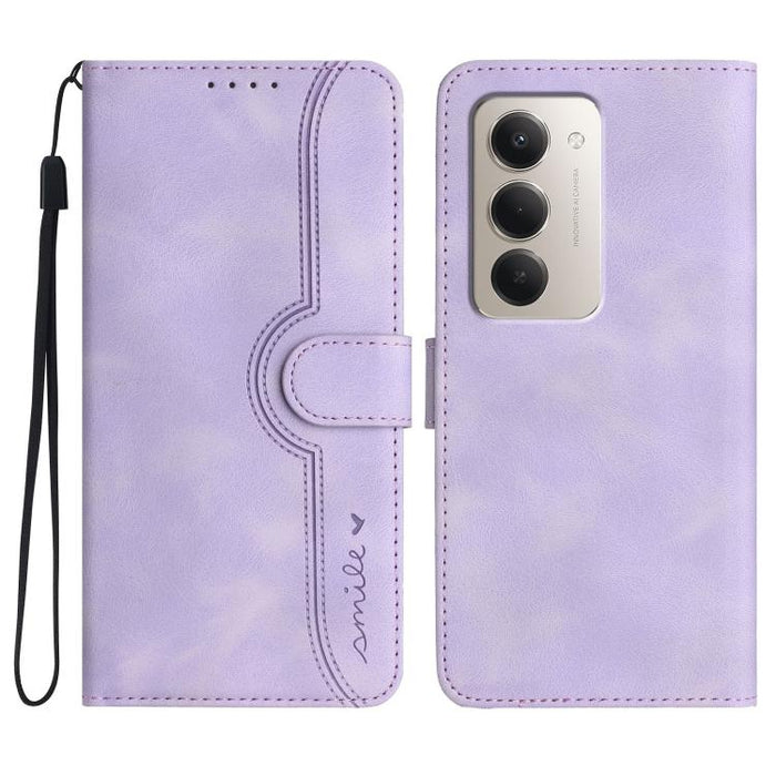 Funda de teléfono de cuero con sensación de piel y patrón de corazón, For Redmi A7 Pro 171mm / Poco C85x 5G, For Redmi Turbo 5 Max / Poco X8 Pro Max, For Redmi Turbo 5 5G / Poco X8 Pro 5G, For Redmi Note 15 4G / 5G 164mm / Poco M8 5G                   ...