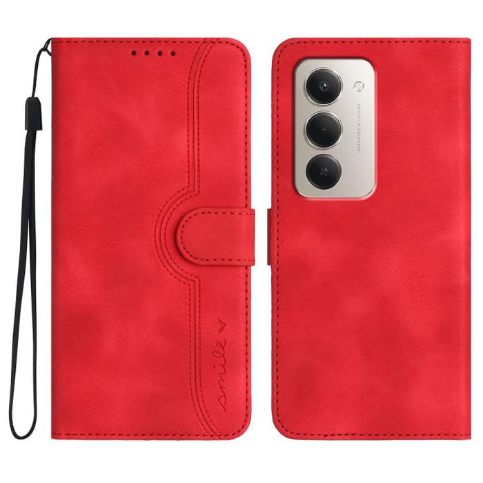 Funda de teléfono de cuero con sensación de piel y patrón de corazón, For Redmi A7 Pro 171mm / Poco C85x 5G, For Redmi Turbo 5 Max / Poco X8 Pro Max, For Redmi Turbo 5 5G / Poco X8 Pro 5G, For Redmi Note 15 4G / 5G 164mm / Poco M8 5G                   ...