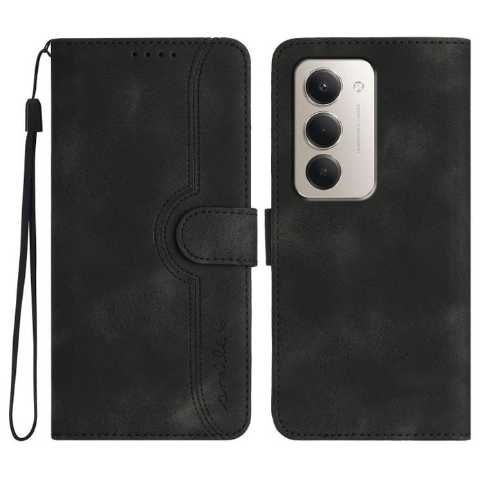 Funda de teléfono de cuero con sensación de piel y patrón de corazón, For Redmi A7 Pro 171mm / Poco C85x 5G, For Redmi Turbo 5 Max / Poco X8 Pro Max, For Redmi Turbo 5 5G / Poco X8 Pro 5G, For Redmi Note 15 4G / 5G 164mm / Poco M8 5G                   ...
