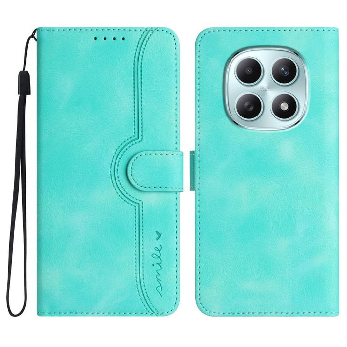 Funda de teléfono de cuero con sensación de piel y patrón de corazón, For Redmi A7 Pro 171mm / Poco C85x 5G, For Redmi Turbo 5 Max / Poco X8 Pro Max, For Redmi Turbo 5 5G / Poco X8 Pro 5G, For Redmi Note 15 4G / 5G 164mm / Poco M8 5G                   ...