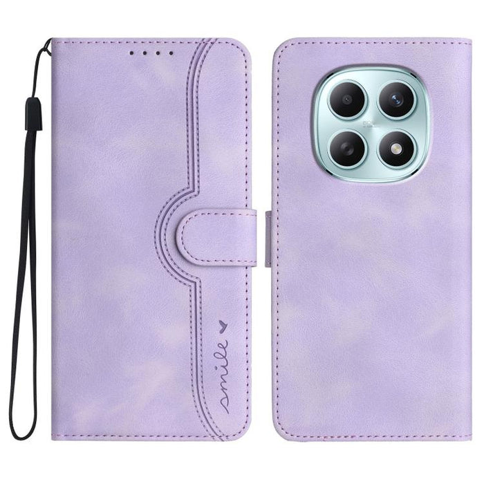 Funda de teléfono de cuero con sensación de piel y patrón de corazón, For Redmi A7 Pro 171mm / Poco C85x 5G, For Redmi Turbo 5 Max / Poco X8 Pro Max, For Redmi Turbo 5 5G / Poco X8 Pro 5G, For Redmi Note 15 4G / 5G 164mm / Poco M8 5G                   ...