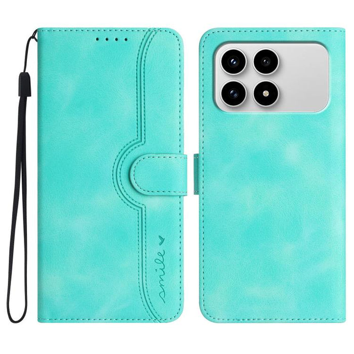 Funda de teléfono de cuero con sensación de piel y patrón de corazón, For Redmi A7 Pro 171mm / Poco C85x 5G, For Redmi Turbo 5 Max / Poco X8 Pro Max, For Redmi Turbo 5 5G / Poco X8 Pro 5G, For Redmi Note 15 4G / 5G 164mm / Poco M8 5G                   ...