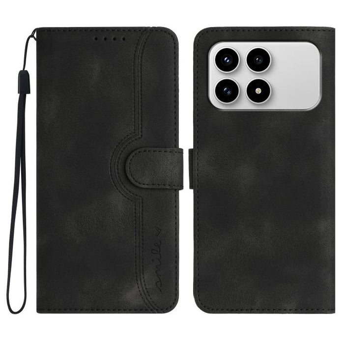Funda de teléfono de cuero con sensación de piel y patrón de corazón, For Redmi A7 Pro 171mm / Poco C85x 5G, For Redmi Turbo 5 Max / Poco X8 Pro Max, For Redmi Turbo 5 5G / Poco X8 Pro 5G, For Redmi Note 15 4G / 5G 164mm / Poco M8 5G                   ...