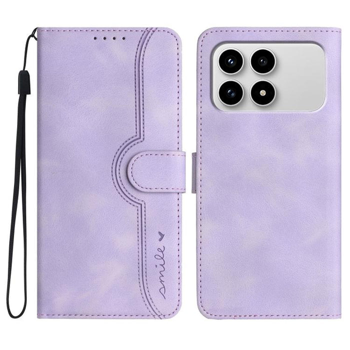 Funda de teléfono de cuero con sensación de piel y patrón de corazón, For Redmi A7 Pro 171mm / Poco C85x 5G, For Redmi Turbo 5 Max / Poco X8 Pro Max, For Redmi Turbo 5 5G / Poco X8 Pro 5G, For Redmi Note 15 4G / 5G 164mm / Poco M8 5G                   ...