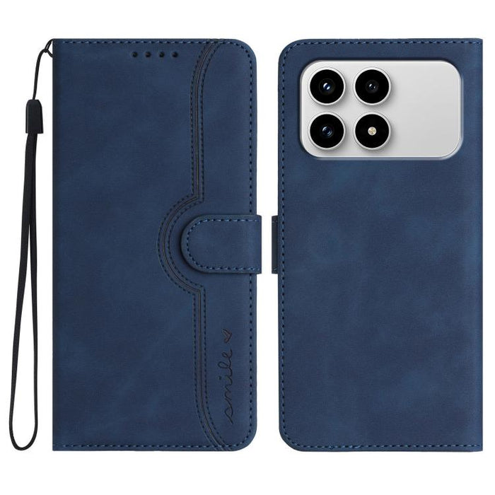 Funda de teléfono de cuero con sensación de piel y patrón de corazón, For Redmi A7 Pro 171mm / Poco C85x 5G, For Redmi Turbo 5 Max / Poco X8 Pro Max, For Redmi Turbo 5 5G / Poco X8 Pro 5G, For Redmi Note 15 4G / 5G 164mm / Poco M8 5G                   ...