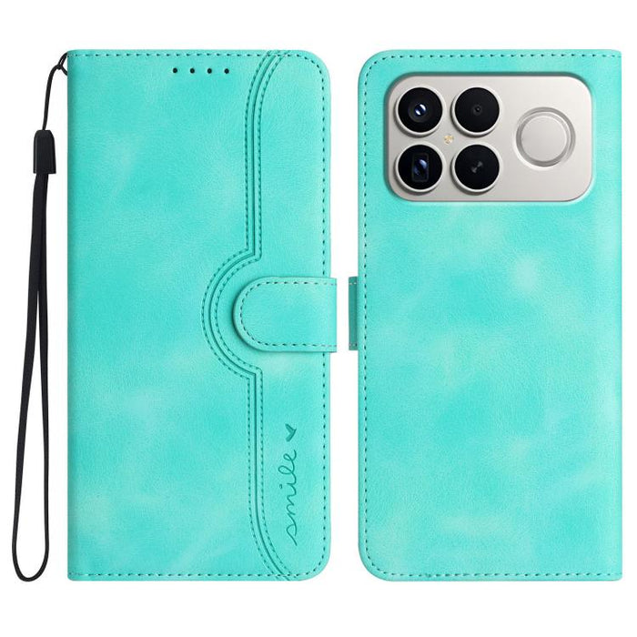 Funda de teléfono de cuero con sensación de piel y patrón de corazón, For Redmi A7 Pro 171mm / Poco C85x 5G, For Redmi Turbo 5 Max / Poco X8 Pro Max, For Redmi Turbo 5 5G / Poco X8 Pro 5G, For Redmi Note 15 4G / 5G 164mm / Poco M8 5G                   ...