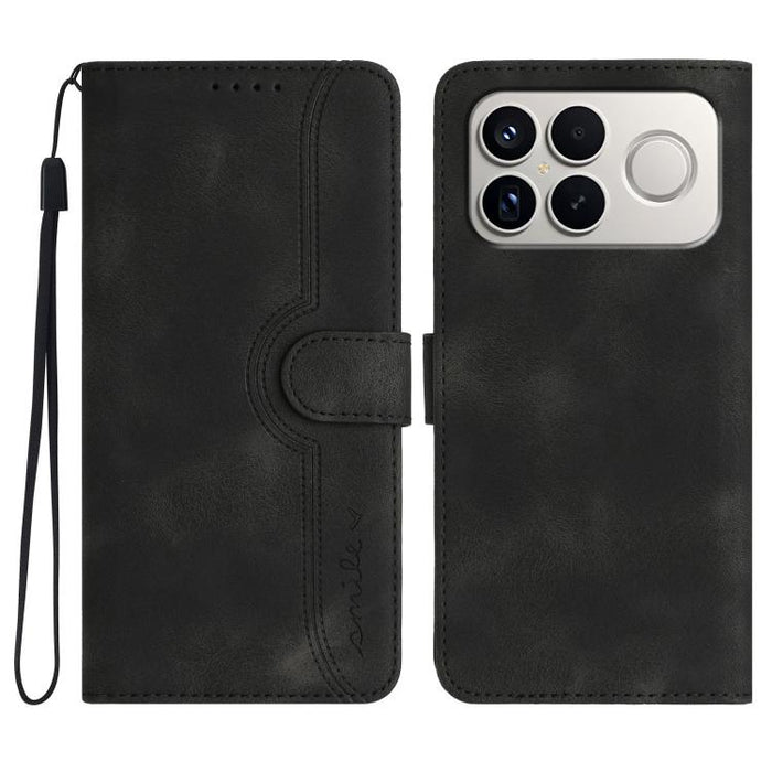 Funda de teléfono de cuero con sensación de piel y patrón de corazón, For Redmi A7 Pro 171mm / Poco C85x 5G, For Redmi Turbo 5 Max / Poco X8 Pro Max, For Redmi Turbo 5 5G / Poco X8 Pro 5G, For Redmi Note 15 4G / 5G 164mm / Poco M8 5G                   ...