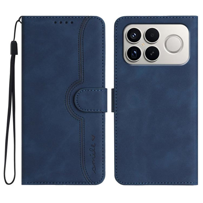 Funda de teléfono de cuero con sensación de piel y patrón de corazón, For Redmi A7 Pro 171mm / Poco C85x 5G, For Redmi Turbo 5 Max / Poco X8 Pro Max, For Redmi Turbo 5 5G / Poco X8 Pro 5G, For Redmi Note 15 4G / 5G 164mm / Poco M8 5G                   ...