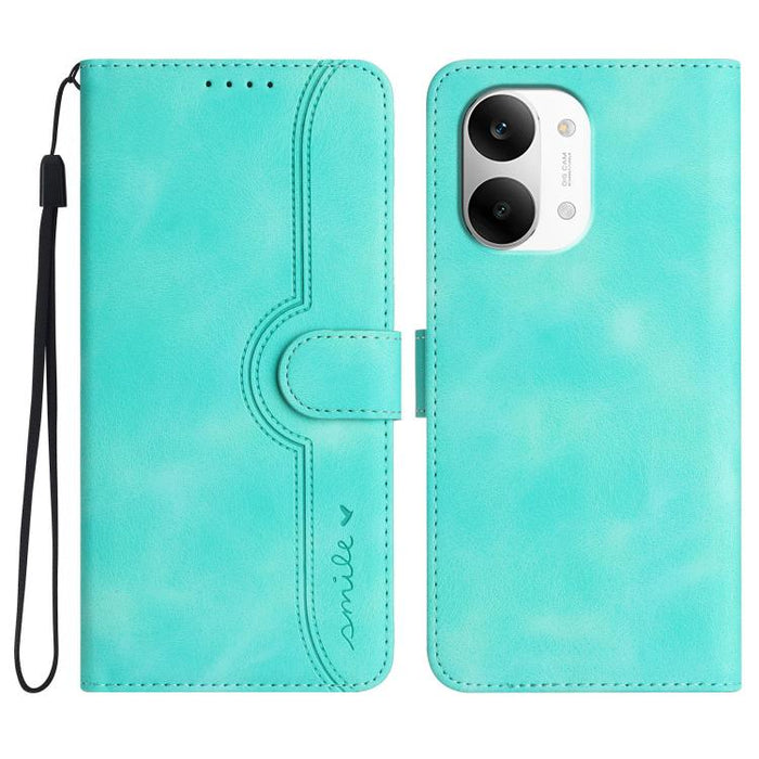 Funda de teléfono de cuero con sensación de piel y patrón de corazón, For Redmi A7 Pro 171mm / Poco C85x 5G, For Redmi Turbo 5 Max / Poco X8 Pro Max, For Redmi Turbo 5 5G / Poco X8 Pro 5G, For Redmi Note 15 4G / 5G 164mm / Poco M8 5G                   ...