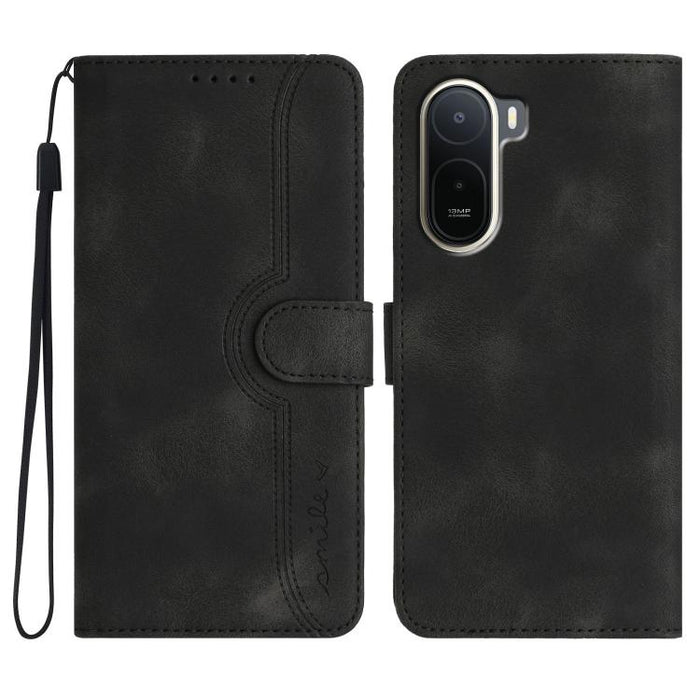 Funda de teléfono de cuero con sensación de piel y patrón de corazón, For Redmi A7 Pro 171mm / Poco C85x 5G, For Redmi Turbo 5 Max / Poco X8 Pro Max, For Redmi Turbo 5 5G / Poco X8 Pro 5G, For Redmi Note 15 4G / 5G 164mm / Poco M8 5G                   ...