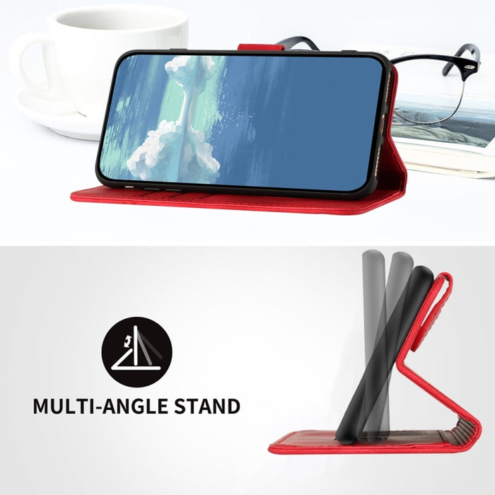 Funda de teléfono de cuero con sensación de piel y patrón de líneas, For Redmi Note 14 5G, For Redmi Note 14 Pro+ 5G, For Redmi Note 14 Pro 5G, For Redmi 13 4G, For Redmi Turbo 3 / Poco F6, For Redmi Note 13R Pro / Poco X6 Neo                          ...