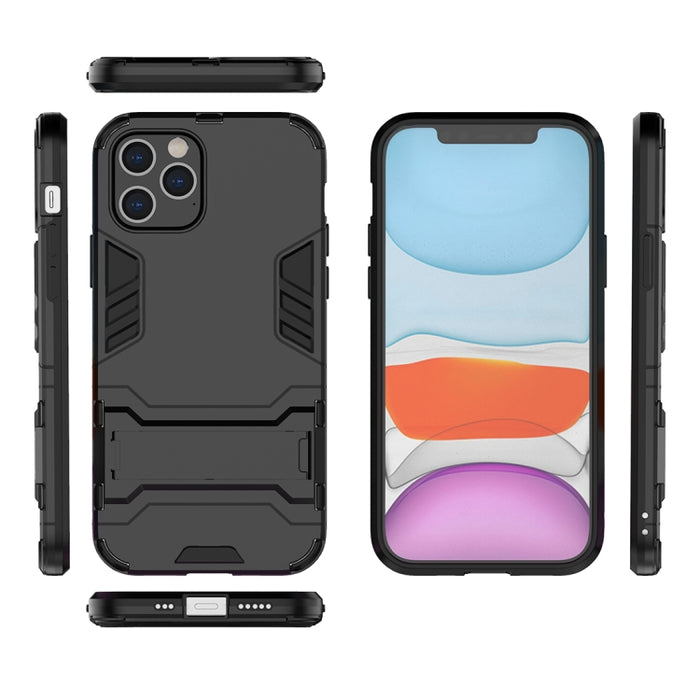 Funda protectora PC + TPU a prueba de golpes con soporte invisible, For iPhone 12 / 12 Pro, For iPhone 12 mini, For OPPO Realme C11, For Vivo X50 Pro+, For Samsung Galaxy M01