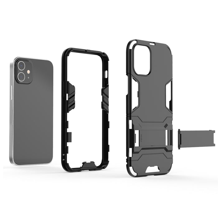 Funda protectora PC + TPU a prueba de golpes con soporte invisible, For iPhone 12 / 12 Pro, For iPhone 12 mini, For OPPO Realme C11, For Vivo X50 Pro+, For Samsung Galaxy M01