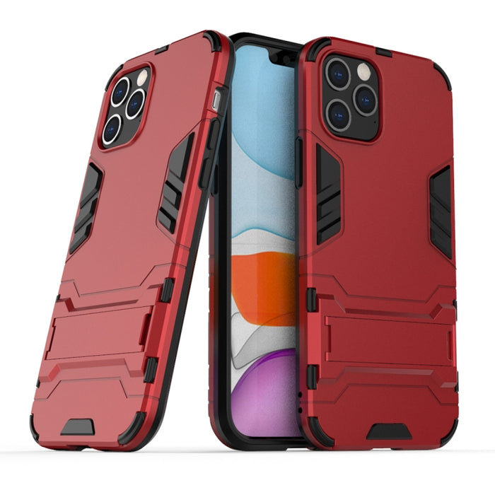 Funda protectora PC + TPU a prueba de golpes con soporte invisible, For iPhone 12 / 12 Pro, For iPhone 12 mini, For OPPO Realme C11, For Vivo X50 Pro+, For Samsung Galaxy M01