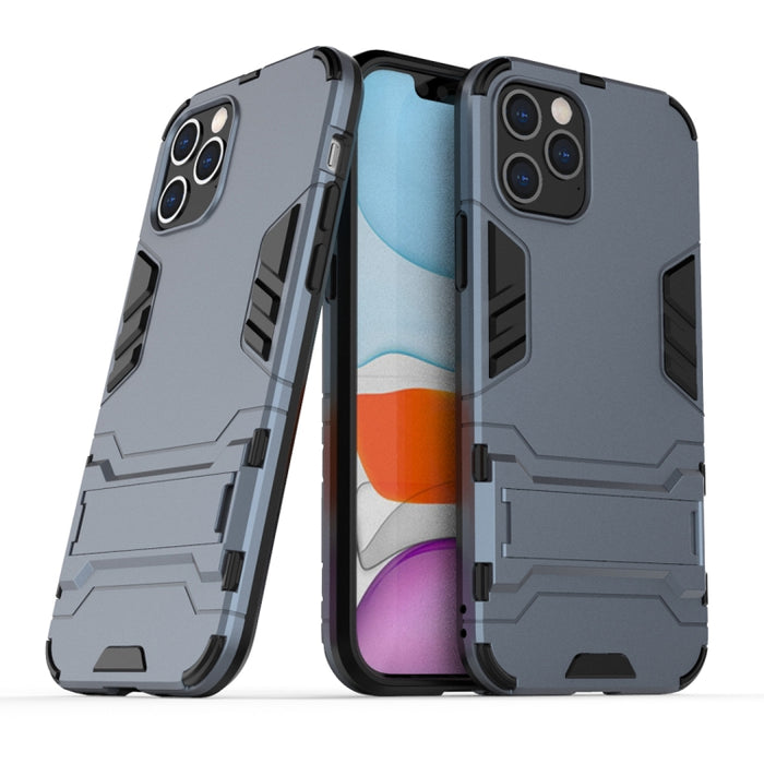 Funda protectora PC + TPU a prueba de golpes con soporte invisible, For iPhone 12 / 12 Pro, For iPhone 12 mini, For OPPO Realme C11, For Vivo X50 Pro+, For Samsung Galaxy M01