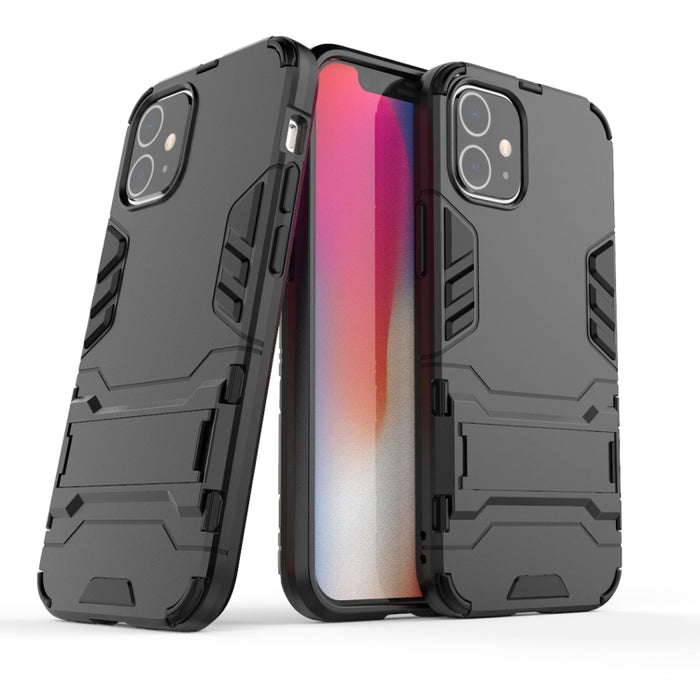 Funda protectora PC + TPU a prueba de golpes con soporte invisible, For iPhone 12 / 12 Pro, For iPhone 12 mini, For OPPO Realme C11, For Vivo X50 Pro+, For Samsung Galaxy M01