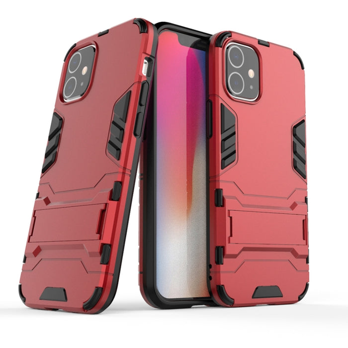 Funda protectora PC + TPU a prueba de golpes con soporte invisible, For iPhone 12 / 12 Pro, For iPhone 12 mini, For OPPO Realme C11, For Vivo X50 Pro+, For Samsung Galaxy M01