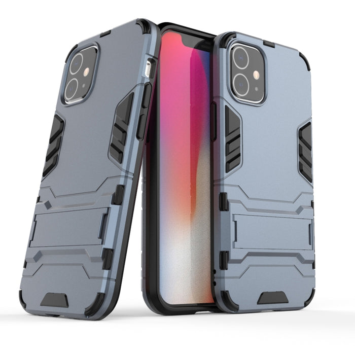 Funda protectora PC + TPU a prueba de golpes con soporte invisible, For iPhone 12 / 12 Pro, For iPhone 12 mini, For OPPO Realme C11, For Vivo X50 Pro+, For Samsung Galaxy M01