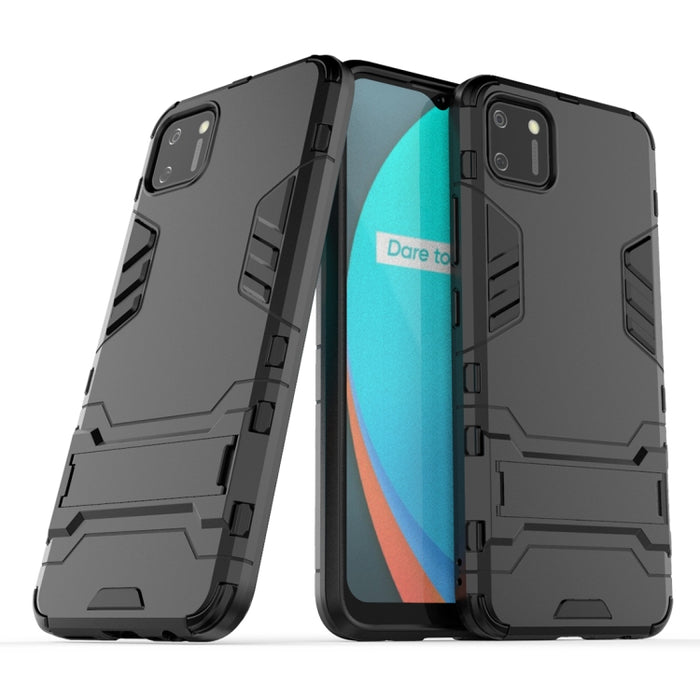 Funda protectora PC + TPU a prueba de golpes con soporte invisible, For iPhone 12 / 12 Pro, For iPhone 12 mini, For OPPO Realme C11, For Vivo X50 Pro+, For Samsung Galaxy M01