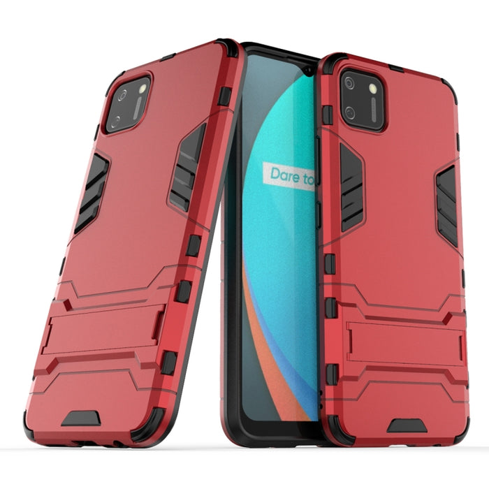 Funda protectora PC + TPU a prueba de golpes con soporte invisible, For iPhone 12 / 12 Pro, For iPhone 12 mini, For OPPO Realme C11, For Vivo X50 Pro+, For Samsung Galaxy M01