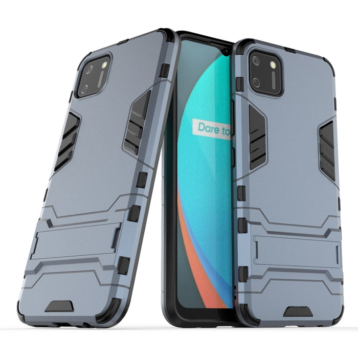Funda protectora PC + TPU a prueba de golpes con soporte invisible, For iPhone 12 / 12 Pro, For iPhone 12 mini, For OPPO Realme C11, For Vivo X50 Pro+, For Samsung Galaxy M01