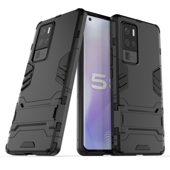 Funda protectora PC + TPU a prueba de golpes con soporte invisible, For iPhone 12 / 12 Pro, For iPhone 12 mini, For OPPO Realme C11, For Vivo X50 Pro+, For Samsung Galaxy M01