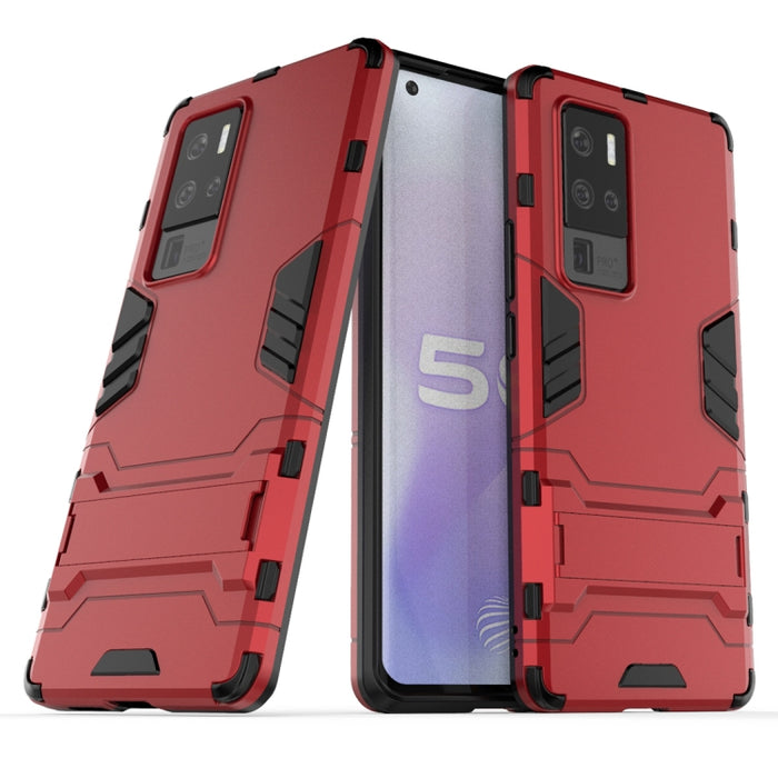 Funda protectora PC + TPU a prueba de golpes con soporte invisible, For iPhone 12 / 12 Pro, For iPhone 12 mini, For OPPO Realme C11, For Vivo X50 Pro+, For Samsung Galaxy M01