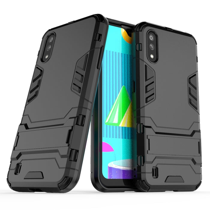 Funda protectora PC + TPU a prueba de golpes con soporte invisible, For iPhone 12 / 12 Pro, For iPhone 12 mini, For OPPO Realme C11, For Vivo X50 Pro+, For Samsung Galaxy M01