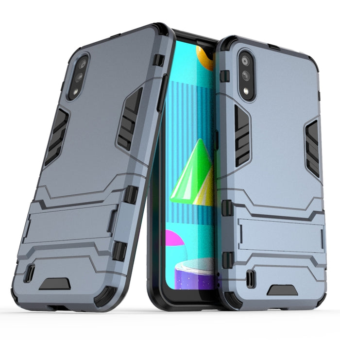 Funda protectora PC + TPU a prueba de golpes con soporte invisible, For iPhone 12 / 12 Pro, For iPhone 12 mini, For OPPO Realme C11, For Vivo X50 Pro+, For Samsung Galaxy M01