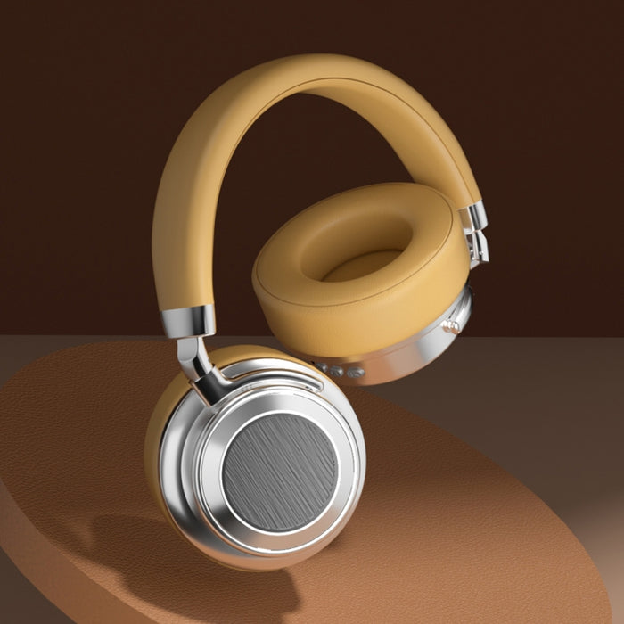 Auricular Bluetooth inalámbrico montado en la cabeza retro de metal CR-9