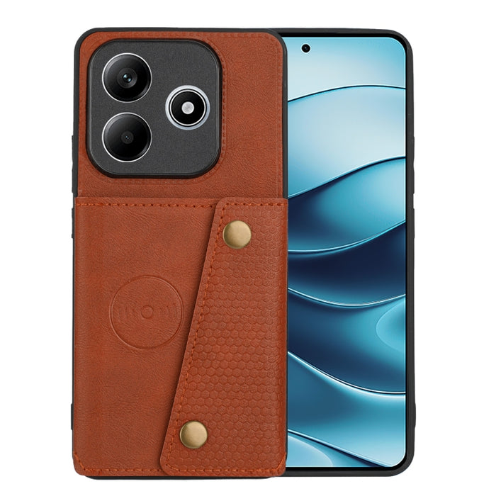Estuche magnético para teléfono con ranuras para tarjetas con doble hebilla, For Redmi 15a 5G Global, For Redmi K90 Pro Max/Poco F8 Ultra, For Redmi K90/Poco F8 Pro, For Redmi K90 Pro Max Champion Edition, For Redmi 15C 5G / 4G EU 173mm                ...