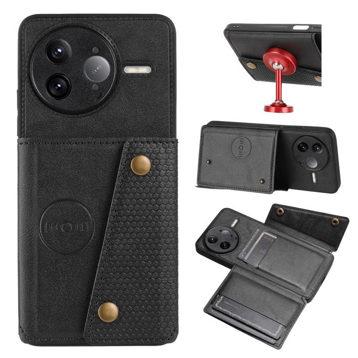 Estuche magnético para teléfono con ranuras para tarjetas con doble hebilla, For Redmi 15a 5G Global, For Redmi K90 Pro Max/Poco F8 Ultra, For Redmi K90/Poco F8 Pro, For Redmi K90 Pro Max Champion Edition, For Redmi 15C 5G / 4G EU 173mm                ...