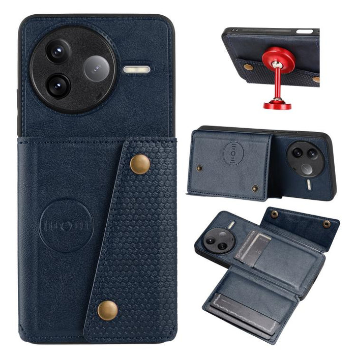 Estuche magnético para teléfono con ranuras para tarjetas con doble hebilla, For Redmi 15a 5G Global, For Redmi K90 Pro Max/Poco F8 Ultra, For Redmi K90/Poco F8 Pro, For Redmi K90 Pro Max Champion Edition, For Redmi 15C 5G / 4G EU 173mm                ...