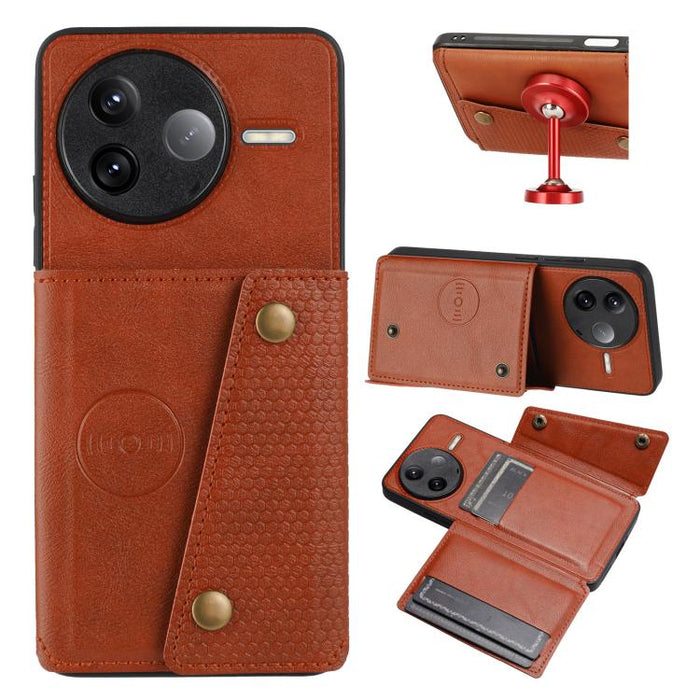 Estuche magnético para teléfono con ranuras para tarjetas con doble hebilla, For Redmi 15a 5G Global, For Redmi K90 Pro Max/Poco F8 Ultra, For Redmi K90/Poco F8 Pro, For Redmi K90 Pro Max Champion Edition, For Redmi 15C 5G / 4G EU 173mm                ...