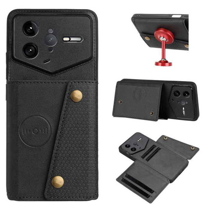 Estuche magnético para teléfono con ranuras para tarjetas con doble hebilla, For Redmi 15a 5G Global, For Redmi K90 Pro Max/Poco F8 Ultra, For Redmi K90/Poco F8 Pro, For Redmi K90 Pro Max Champion Edition, For Redmi 15C 5G / 4G EU 173mm                ...