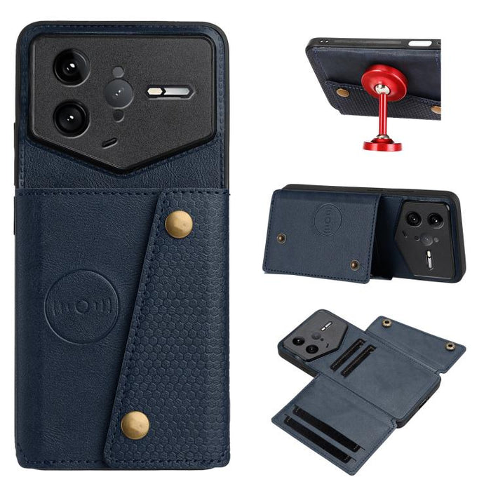 Estuche magnético para teléfono con ranuras para tarjetas con doble hebilla, For Redmi 15a 5G Global, For Redmi K90 Pro Max/Poco F8 Ultra, For Redmi K90/Poco F8 Pro, For Redmi K90 Pro Max Champion Edition, For Redmi 15C 5G / 4G EU 173mm                ...