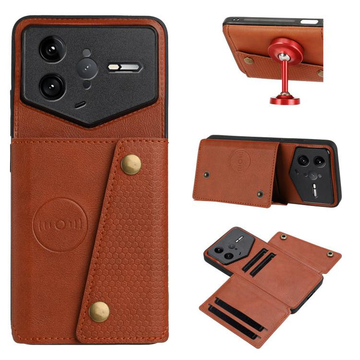 Estuche magnético para teléfono con ranuras para tarjetas con doble hebilla, For Redmi 15a 5G Global, For Redmi K90 Pro Max/Poco F8 Ultra, For Redmi K90/Poco F8 Pro, For Redmi K90 Pro Max Champion Edition, For Redmi 15C 5G / 4G EU 173mm                ...