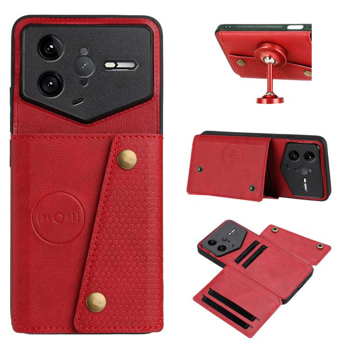 Estuche magnético para teléfono con ranuras para tarjetas con doble hebilla, For Redmi 15a 5G Global, For Redmi K90 Pro Max/Poco F8 Ultra, For Redmi K90/Poco F8 Pro, For Redmi K90 Pro Max Champion Edition, For Redmi 15C 5G / 4G EU 173mm                ...