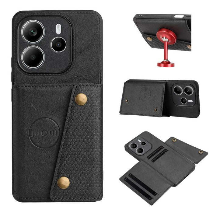 Estuche magnético para teléfono con ranuras para tarjetas con doble hebilla, For Redmi 15a 5G Global, For Redmi K90 Pro Max/Poco F8 Ultra, For Redmi K90/Poco F8 Pro, For Redmi K90 Pro Max Champion Edition, For Redmi 15C 5G / 4G EU 173mm                ...