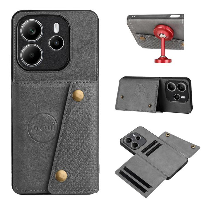 Estuche magnético para teléfono con ranuras para tarjetas con doble hebilla, For Redmi 15a 5G Global, For Redmi K90 Pro Max/Poco F8 Ultra, For Redmi K90/Poco F8 Pro, For Redmi K90 Pro Max Champion Edition, For Redmi 15C 5G / 4G EU 173mm                ...