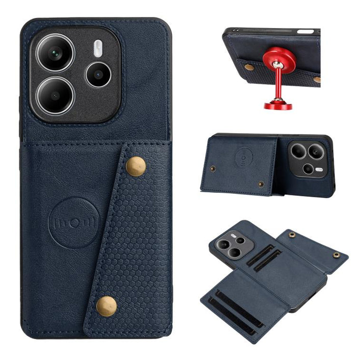 Estuche magnético para teléfono con ranuras para tarjetas con doble hebilla, For Redmi 15a 5G Global, For Redmi K90 Pro Max/Poco F8 Ultra, For Redmi K90/Poco F8 Pro, For Redmi K90 Pro Max Champion Edition, For Redmi 15C 5G / 4G EU 173mm                ...
