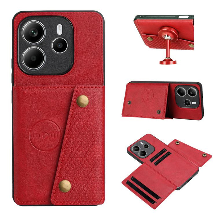 Estuche magnético para teléfono con ranuras para tarjetas con doble hebilla, For Redmi 15a 5G Global, For Redmi K90 Pro Max/Poco F8 Ultra, For Redmi K90/Poco F8 Pro, For Redmi K90 Pro Max Champion Edition, For Redmi 15C 5G / 4G EU 173mm                ...