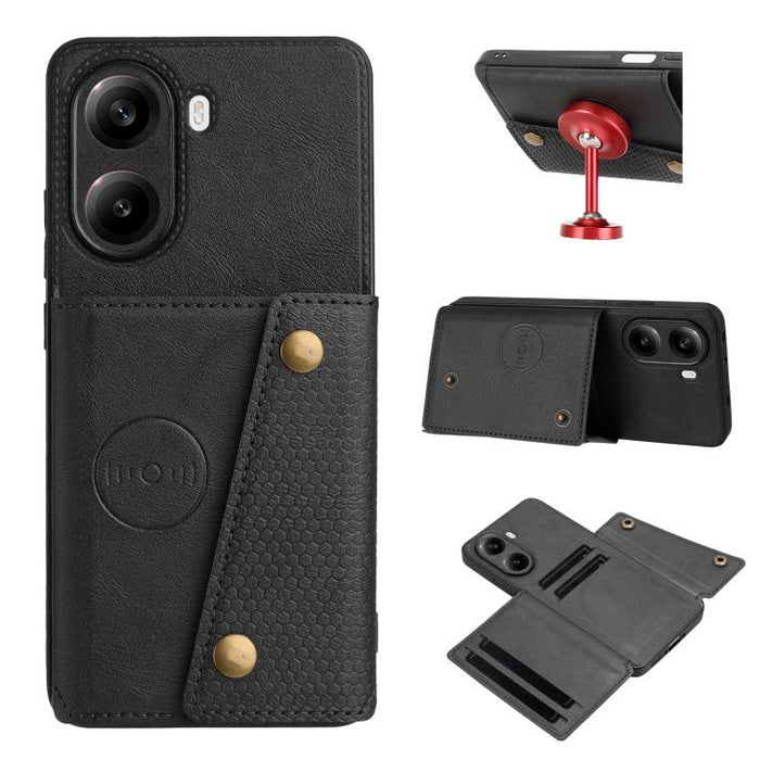 Estuche magnético para teléfono con ranuras para tarjetas con doble hebilla, For Redmi 15a 5G Global, For Redmi K90 Pro Max/Poco F8 Ultra, For Redmi K90/Poco F8 Pro, For Redmi K90 Pro Max Champion Edition, For Redmi 15C 5G / 4G EU 173mm                ...