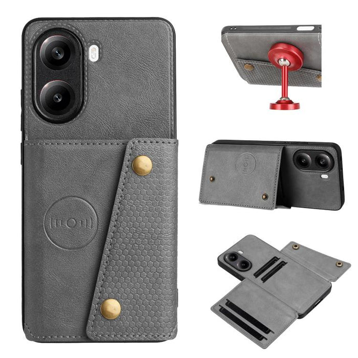 Estuche magnético para teléfono con ranuras para tarjetas con doble hebilla, For Redmi 15a 5G Global, For Redmi K90 Pro Max/Poco F8 Ultra, For Redmi K90/Poco F8 Pro, For Redmi K90 Pro Max Champion Edition, For Redmi 15C 5G / 4G EU 173mm                ...